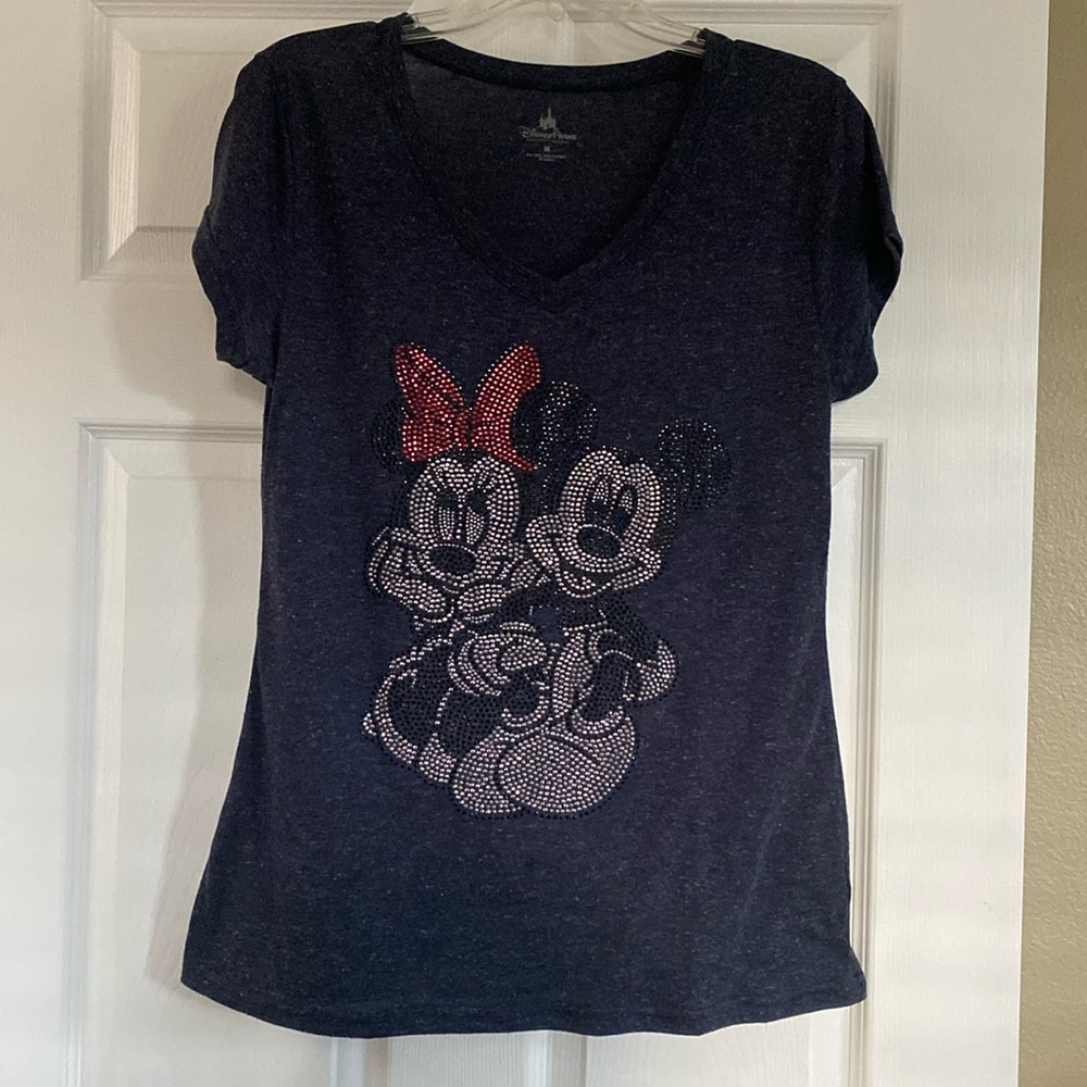 Disney‎ Mickey and Minnie Bling T-Shirt